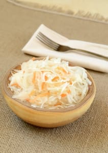 Bowl of Fermented Sauerkraut