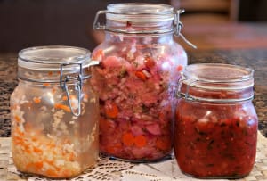 jars of fermented foods